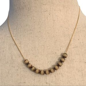 CATHEDRAL‎ beads. Floating on dainty chain.